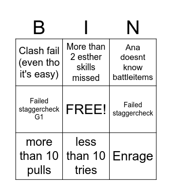 Echidna Super Bingo G1 Bingo Card