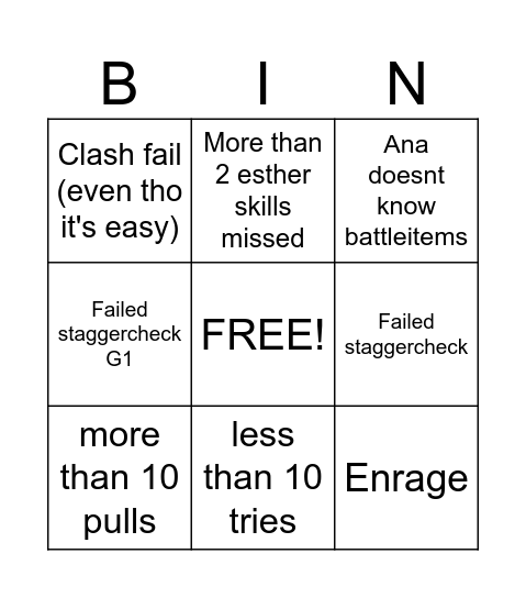 Echidna Super Bingo G1 Bingo Card