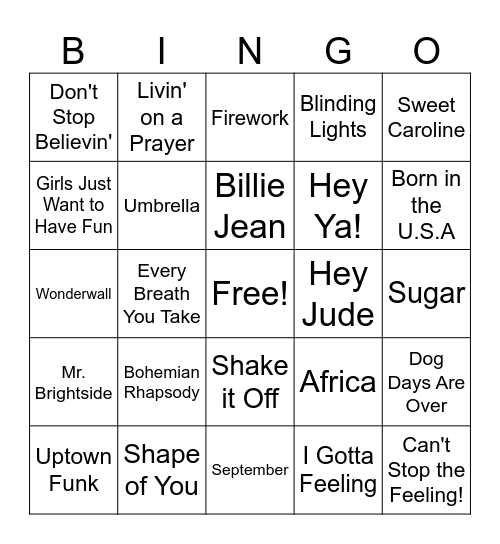 BHC - Singo Bingo Card