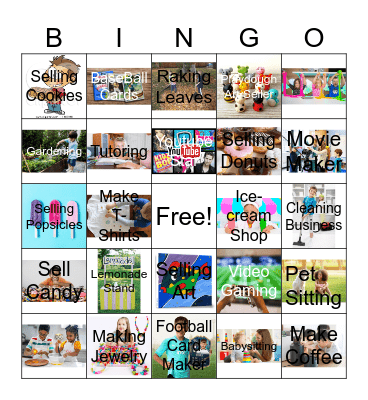 Young Business Owner Bingo Card