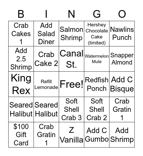 Bingo Blowout Bingo Card