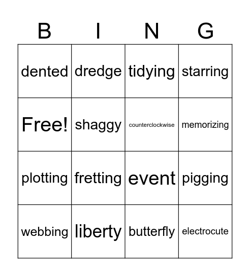 Hitch 6 25 24 Bingo Card