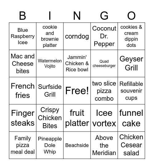 Lead meeting Bingo Card