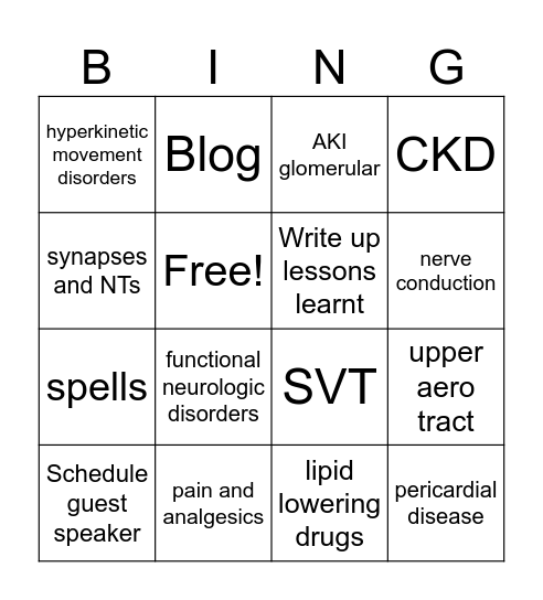 Bingo Todo list Bingo Card