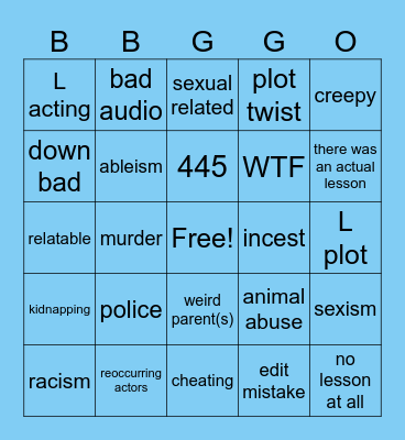 tmwrs teachings Bingo Card