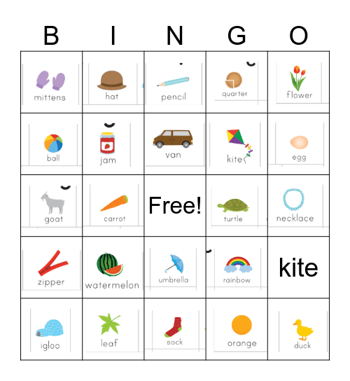 Alphabet Bingo /  name: Bingo Card