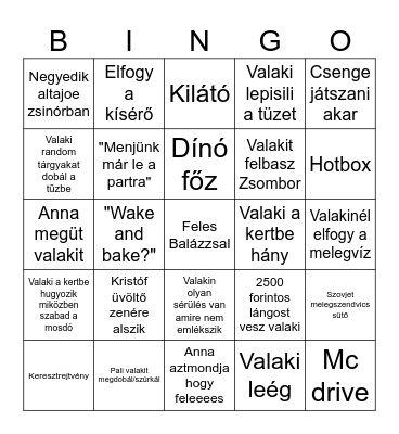 Kenese Bingo 2024 Bingo Card