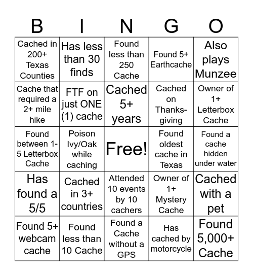 2016 Meet & Greet -  GC6K36J Bingo Card