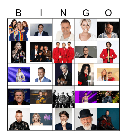 Muziek bingo Card