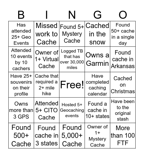 2016 Meet & Greet - GC6K36J Bingo Card