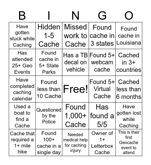 2016 Meet & Greet -  GC6K36J Bingo Card