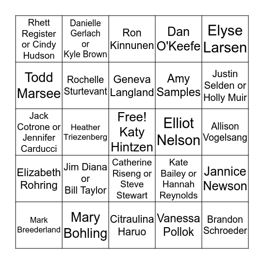 Michigan Sea Grant Bingo Card