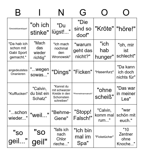 Steffi-Bingo V3 Bingo Card