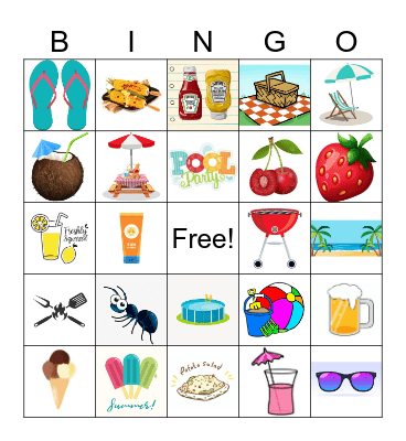 Team OMD Summer Bingo Card