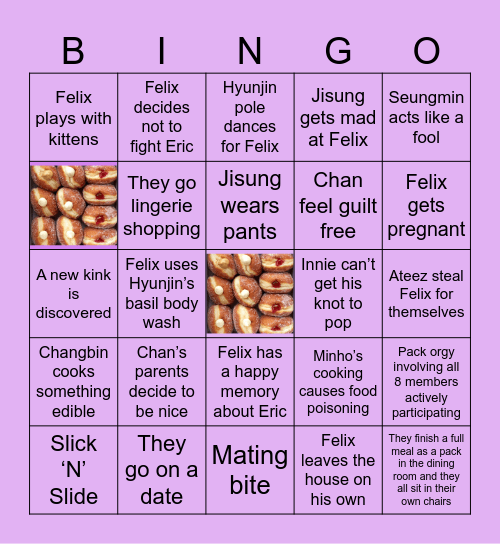 Force Bingo Card