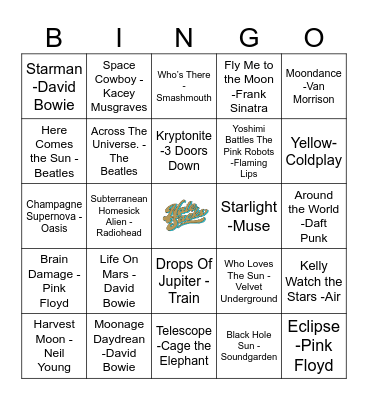 Live Music Bingo IN SPACE!!!!!!!                             Venmo: @nate-sacks Bingo Card