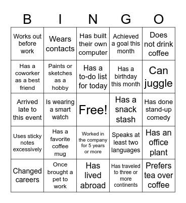 CMS Summer Bonus Bingo Card