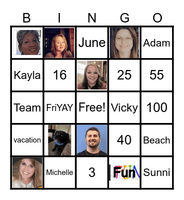 Compliance Team Bingo Card