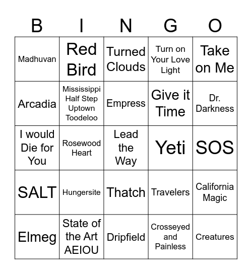 GOOSE Atlanta BINGO Card