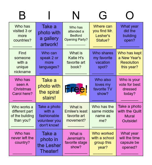 Just Like Me Bingo! Bingo Card