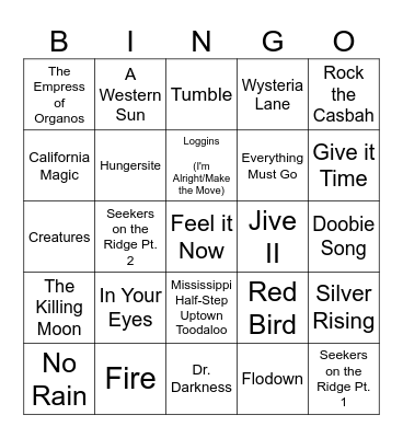 Hotlanta Bingo!! Bingo Card