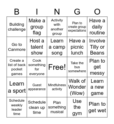 Programming Bingo Card