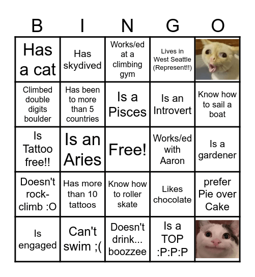 Find the GUEST Bingo Card