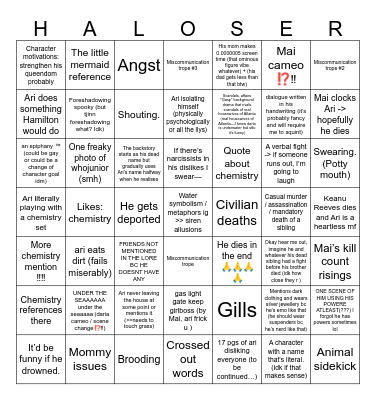Ari Bingo Card