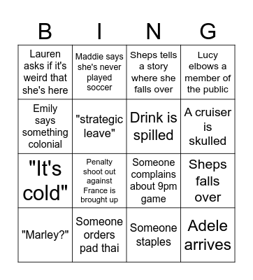 Staplers Bingo! Bingo Card