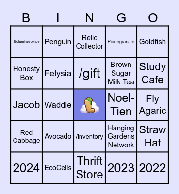 Loftia Bingo Card