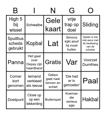 EK 2024 Bingo Card