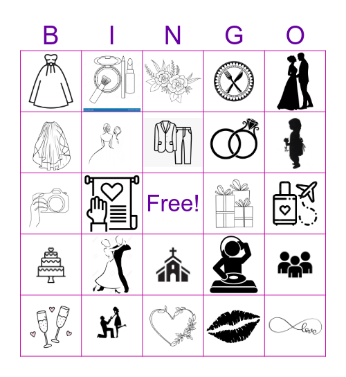 BACHELORETTE BINGO Card