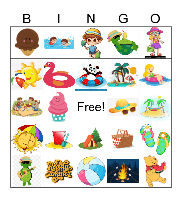 Summer Bingo! Bingo Card