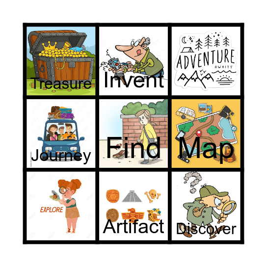 Discovery Bingo Card