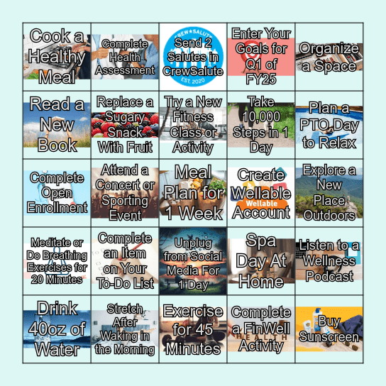 Summer of Fun Bingo Card