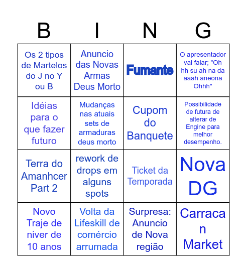 Bicudas do Banquete 2024+ Bingo Card