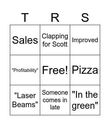 TRS Bingo Card