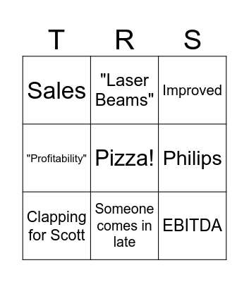 TRS Bingo Card