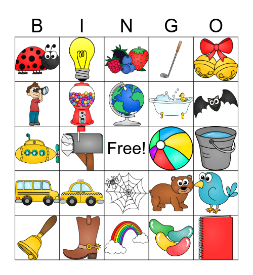 Bingo B Bingo Card