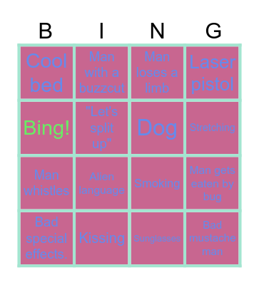 Bing Bingo Card