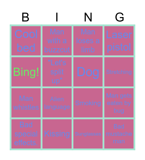 Bing Bingo Card