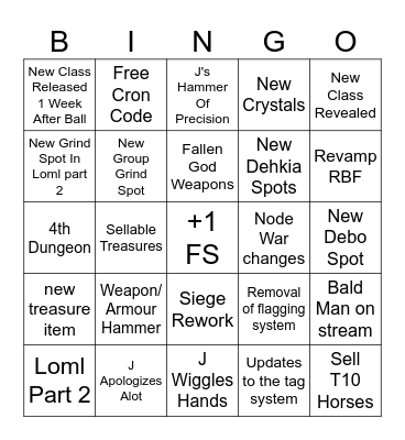 Snowydays Ball 2024 2 Bingo Card
