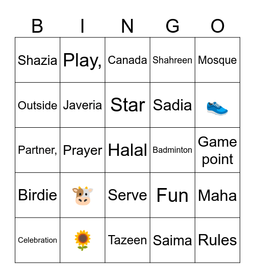 EID SMASH CELEBRATION Bingo Card
