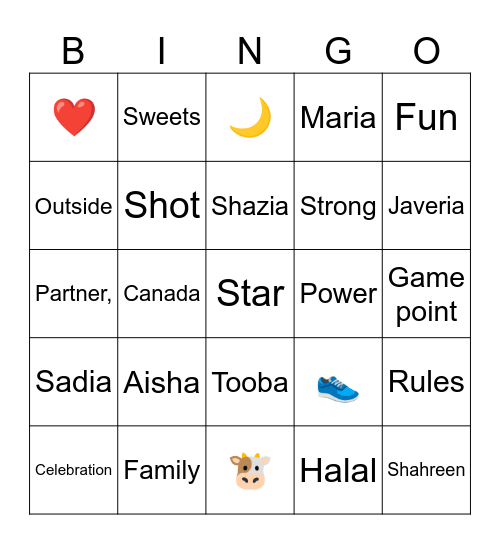 EID SMASH CELEBRATION Bingo Card
