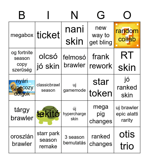 Brawl talk bingo v2 Bingo Card