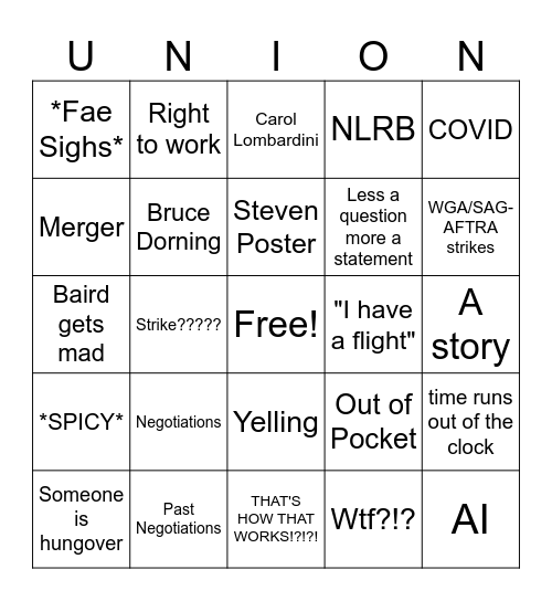 NEB BINGO JUNE 2024 day 2 Bingo Card