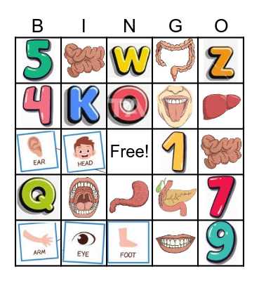 3rd grade BINGO Card