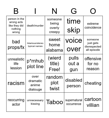 Tommorows Teachings Bingo Card