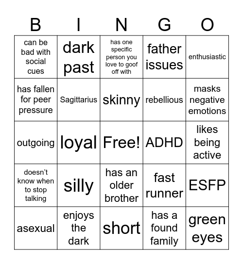 Spark Bingo Card