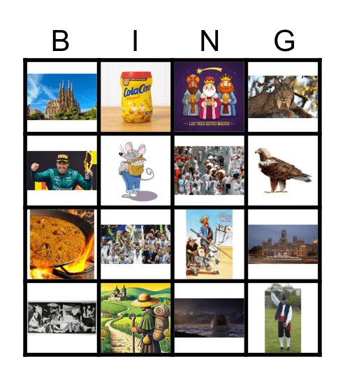 SPANJE Bingo Card